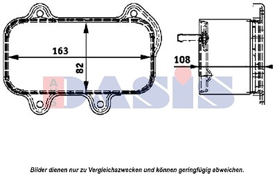 Aks Dasis Ölkühler, Motoröl [Hersteller-Nr. 176030N] für Porsche von AKS DASIS