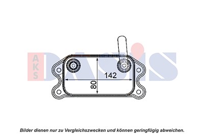 Aks Dasis Ölkühler, Motoröl [Hersteller-Nr. 226011N] für Volvo von AKS DASIS