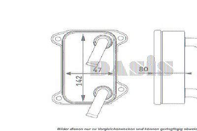 Aks Dasis Ölkühler, Motoröl [Hersteller-Nr. 226100N] für Volvo von AKS DASIS