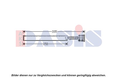 Aks Dasis Trockner, Klimaanlage [Hersteller-Nr. 800661N] für Chevrolet, Opel von AKS DASIS