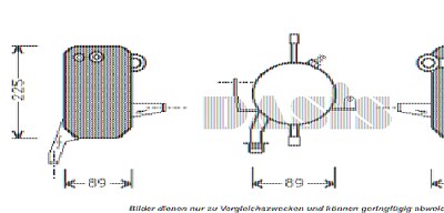 Aks Dasis Trockner [Hersteller-Nr. 802860N] für Ford von AKS DASIS