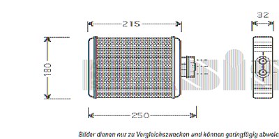 Aks Dasis Wärmetauscher, Innenraumheizung [Hersteller-Nr. 049006N] für Audi, Seat, Skoda, VW von AKS DASIS