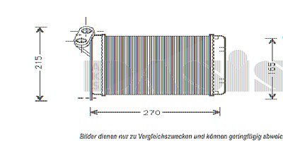 Aks Dasis Wärmetauscher, Innenraumheizung [Hersteller-Nr. 059080N] für BMW von AKS DASIS