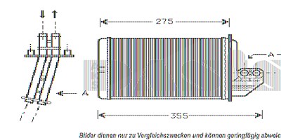 Aks Dasis Wärmetauscher, Innenraumheizung [Hersteller-Nr. 059150N] für BMW von AKS DASIS