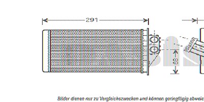 Aks Dasis Wärmetauscher, Innenraumheizung [Hersteller-Nr. 169012N] für Peugeot von AKS DASIS