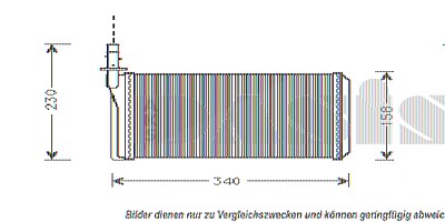 Aks Dasis Wärmetauscher, Innenraumheizung [Hersteller-Nr. 309020N] für Alfa Romeo, Lancia von AKS DASIS