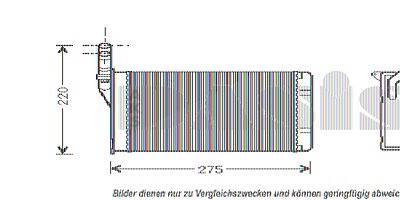 Aks Dasis Heizungskühler 234x152x42 [Hersteller-Nr. 069160N] für Citroën, Peugeot von AKS DASIS