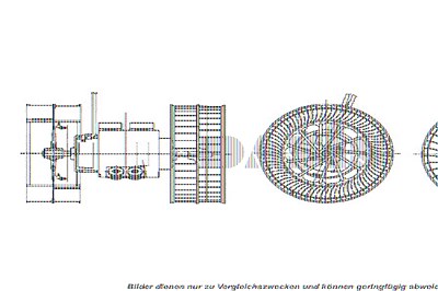 Aks Dasis Innenraumgebläse [Hersteller-Nr. 740126N] für BMW von AKS DASIS