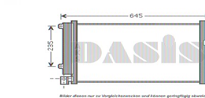 Aks Dasis Kondensator, Klimaanlage [Hersteller-Nr. 082043N] für Fiat von AKS DASIS