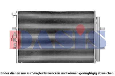 Aks Dasis Kondensator, Klimaanlage [Hersteller-Nr. 092063N] für Ford von AKS DASIS