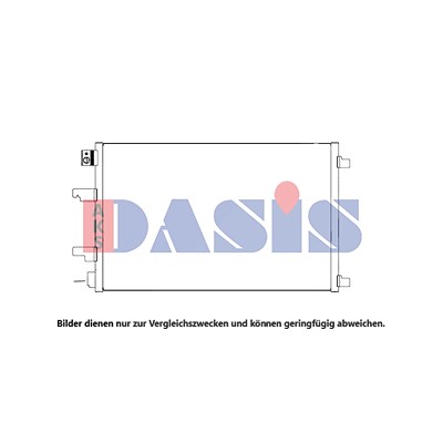 Aks Dasis Kondensator, Klimaanlage [Hersteller-Nr. 072059N] für Nissan von AKS DASIS