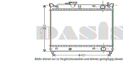 Aks Dasis Kühler, Motorkühlung [Hersteller-Nr. 320090N] für Suzuki von AKS DASIS