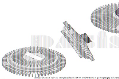 Aks Dasis Kupplung, Kühlerlüfter [Hersteller-Nr. 488160N] für Audi, Skoda, VW von AKS DASIS
