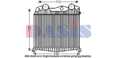 Aks Dasis Ladeluftkühler [Hersteller-Nr. 267330N] von AKS DASIS