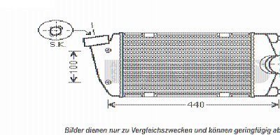 Aks Dasis Ladeluftkühler [Hersteller-Nr. 177004N] für Porsche von AKS DASIS