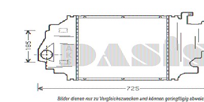 Aks Dasis Ladeluftkühler [Hersteller-Nr. 187004N] für Renault von AKS DASIS