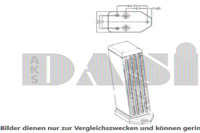 Aks Dasis Ölkühler, Motoröl [Hersteller-Nr. 176007N] für Porsche von AKS DASIS