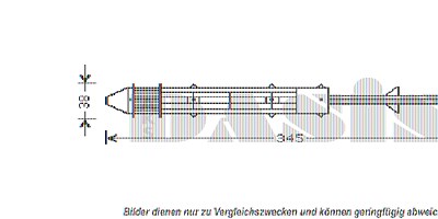 Aks Dasis Trockner, Klimaanlage [Hersteller-Nr. 800199N] für Seat, Skoda, VW von AKS DASIS