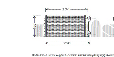 Aks Dasis Wärmetauscher, Innenraumheizung [Hersteller-Nr. 089003N] für Fiat, Lancia von AKS DASIS