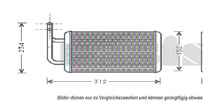 Aks Dasis Wärmetauscher, Innenraumheizung [Hersteller-Nr. 259090N] für Ford von AKS DASIS