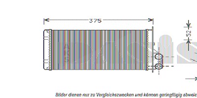 Aks Dasis Wärmetauscher, Innenraumheizung [Hersteller-Nr. 189270N] für Nissan, Opel, Renault von AKS DASIS