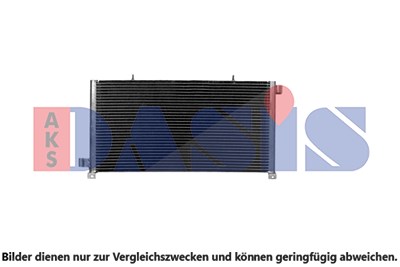 Aks Dasis Kondensator, Klimaanlage [Hersteller-Nr. 122064N] für Mercedes-Benz von AKS DASIS