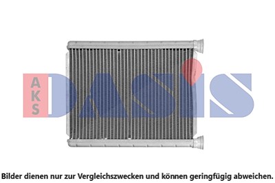 Aks Dasis Wärmetauscher, Innenraumheizung [Hersteller-Nr. 219011N] für Daihatsu, Toyota von AKS DASIS