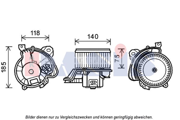 Innenraumgebläse AKS Dasis 018008N von AKS Dasis