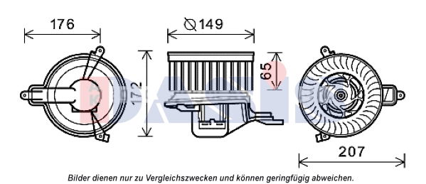 Innenraumgebläse AKS Dasis 068058N von AKS Dasis