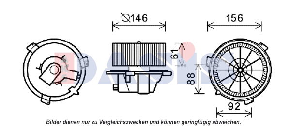 Innenraumgebläse AKS Dasis 088022N von AKS Dasis