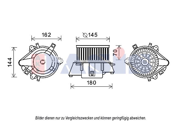 Innenraumgebläse AKS Dasis 088123N von AKS Dasis