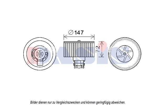 Innenraumgebläse AKS Dasis 158114N von AKS Dasis