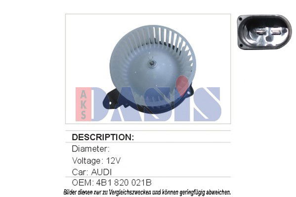 Innenraumgebläse AKS Dasis 740166N von AKS Dasis