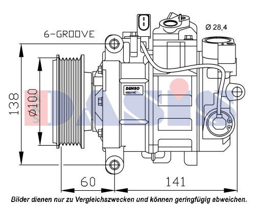 Kompressor, Klimaanlage AKS Dasis 851692N von AKS Dasis