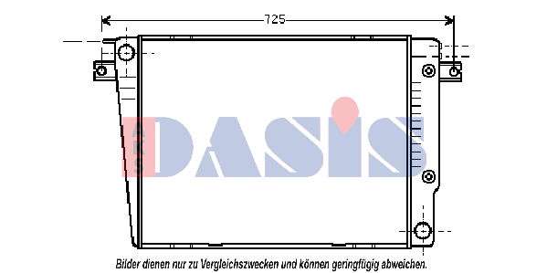 Kühler, Motorkühlung AKS Dasis 050880N von AKS Dasis