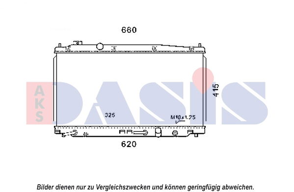 Kühler, Motorkühlung AKS Dasis 100079N von AKS Dasis