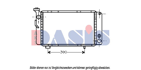 Kühler, Motorkühlung AKS Dasis 180020N von AKS Dasis