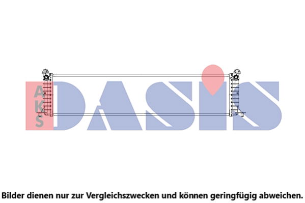 Kühler, Motorkühlung AKS Dasis 520086N von AKS Dasis