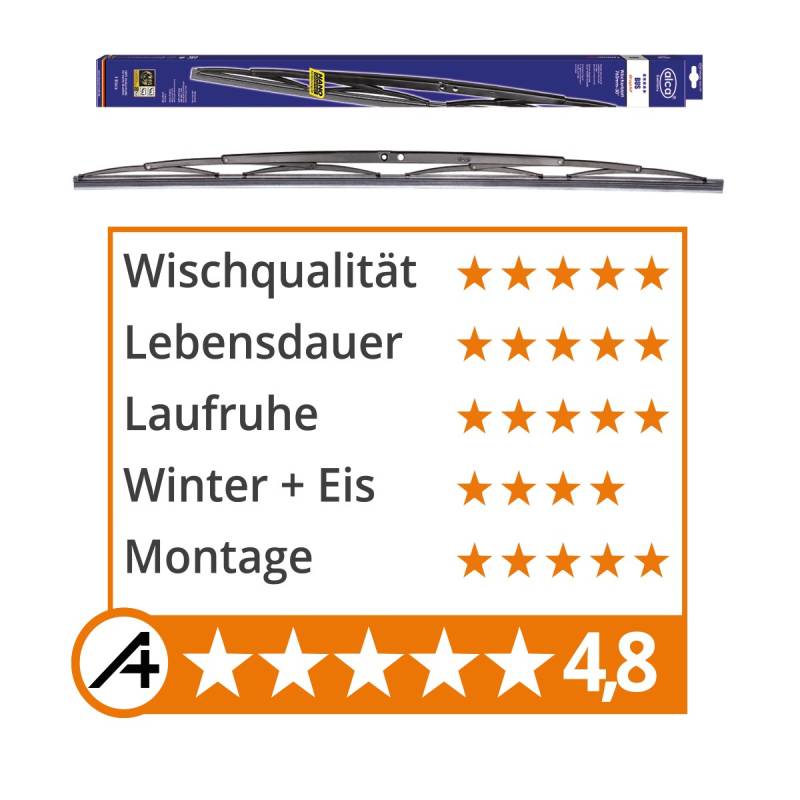 ALCA Scheibenwischer 142000 Wischblatt,Wischerblätter,Heckscheibenwischer,Scheibenwischerblätter,Flachbalkenwischer,Wischerblatt,Frontscheibenwischer von ALCA