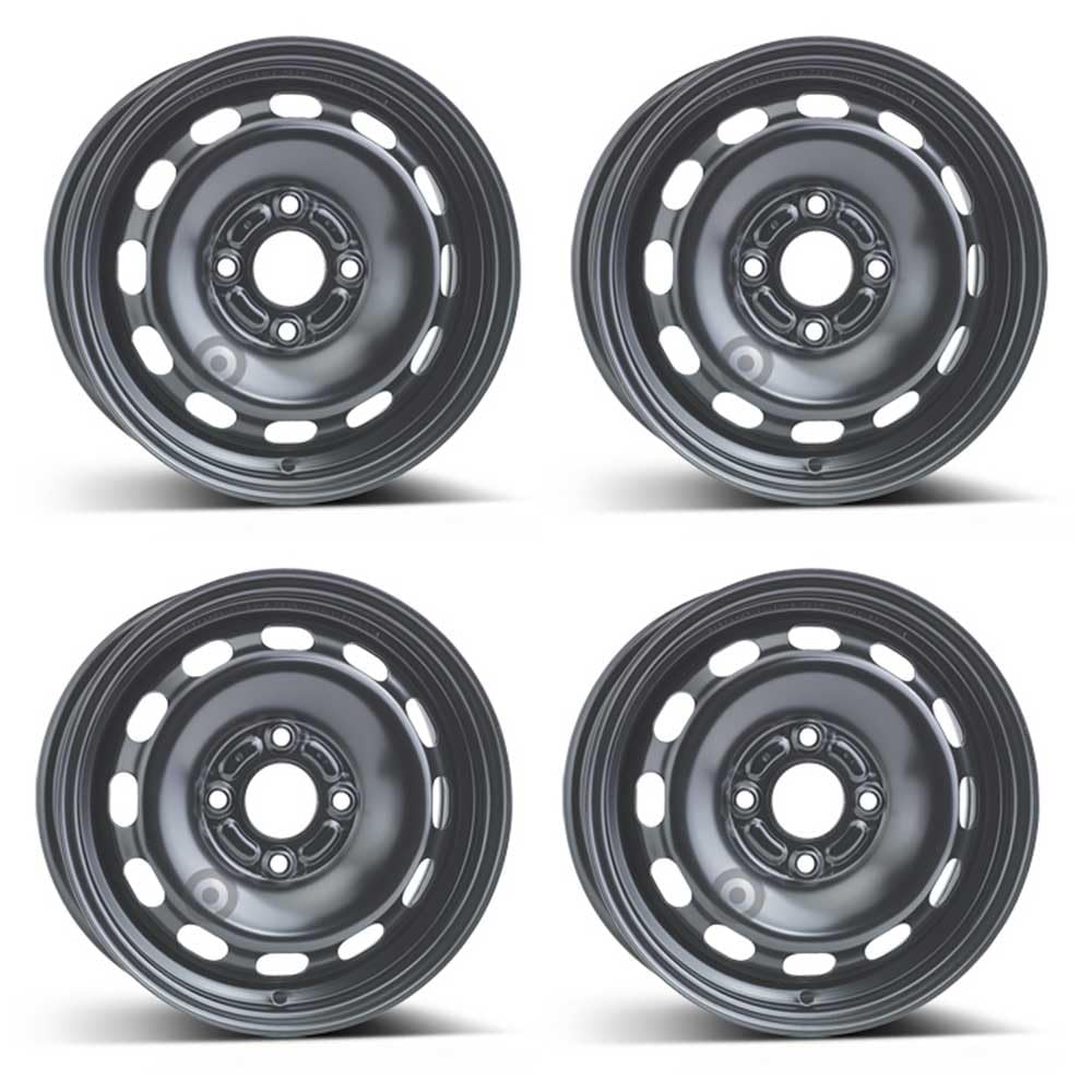 4x Alcar Stahlfelgen 4-6355 5.5Jx14 ET37,5 4x108 kompatibel mit Ford Fiesta von ALCAR