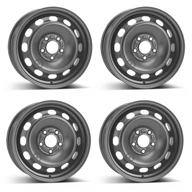 4x Alcar Stahlfelgen 4-8795 6.0Jx15 ET52,5 5x108 kompatibel mit Ford C-Max Focus von ALCAR