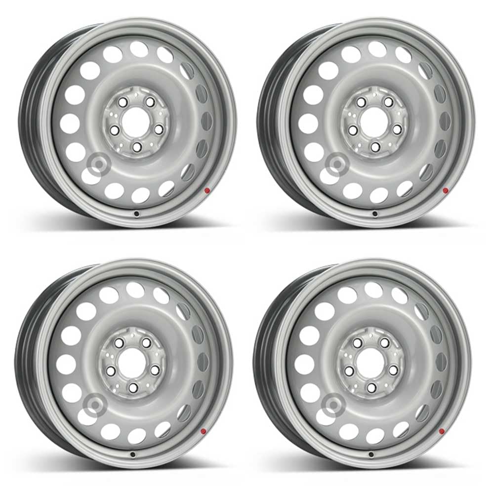 4x Alcar Stahlfelgen 4-9002 6.5Jx17 ET50 5x112 kompatibel mit Mercedes Benz Vito V von ALCAR