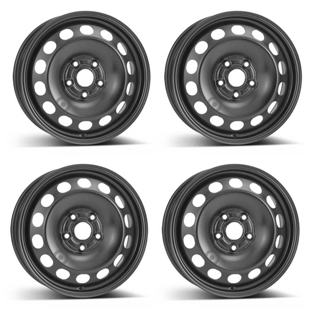 4x Alcar Stahlfelgen 4-9915 6.5Jx16 ET50 5x112 kompatibel mit Volkswagen Golf Jetta Touran von ALCAR