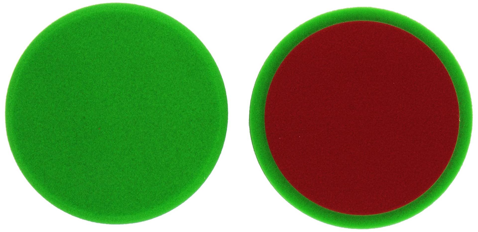 ALCLEAR 5516030G Ceramic Cutting Pad, Auto Polierschwämme, Durchmesser: 160x30 mm, grün,2er Set, Polierpad polieren Pad Schwamm Polierschaum f. Poliermaschine von ALCLEAR