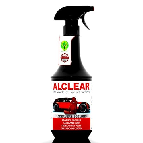 ALCLEAR 721LV Lederversiegelung und Lederpflege für Auto Glattleder, Innenraum Autopflege für Glattleder, auch für Leder Sofa perfekt 1.000 ml Versiegelung mit Sprühkopf von ALCLEAR