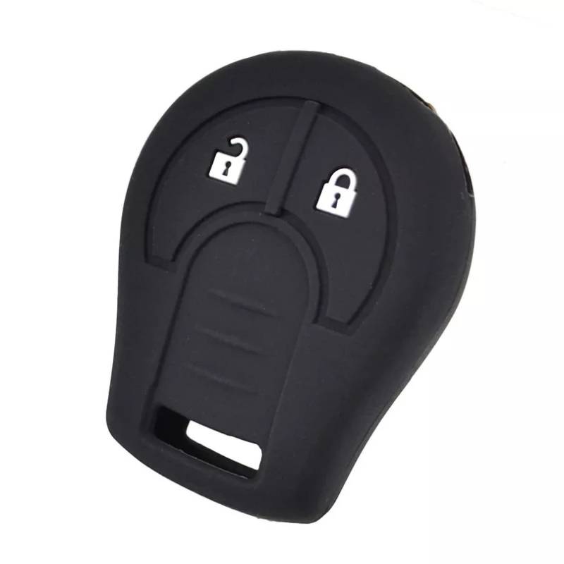 Silikon Auto Remote Key Protector Cover Case Fob Shell Auto Zubehör 3 Tasten für Nissan Note Micra Juke Qashqai Tiida X-Trail NV200 Cube von ALIANQ