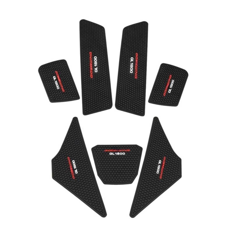 Motorrad Tankpad Für HO&ND&A Go-ldwing 1800 Go-ld Wing 1800 GL1800 Gl 1800 2021-2024 Aufkleber Kraftstofftank Pad Stamm Schutz Aufkleber Gummi Pad von ALINNG