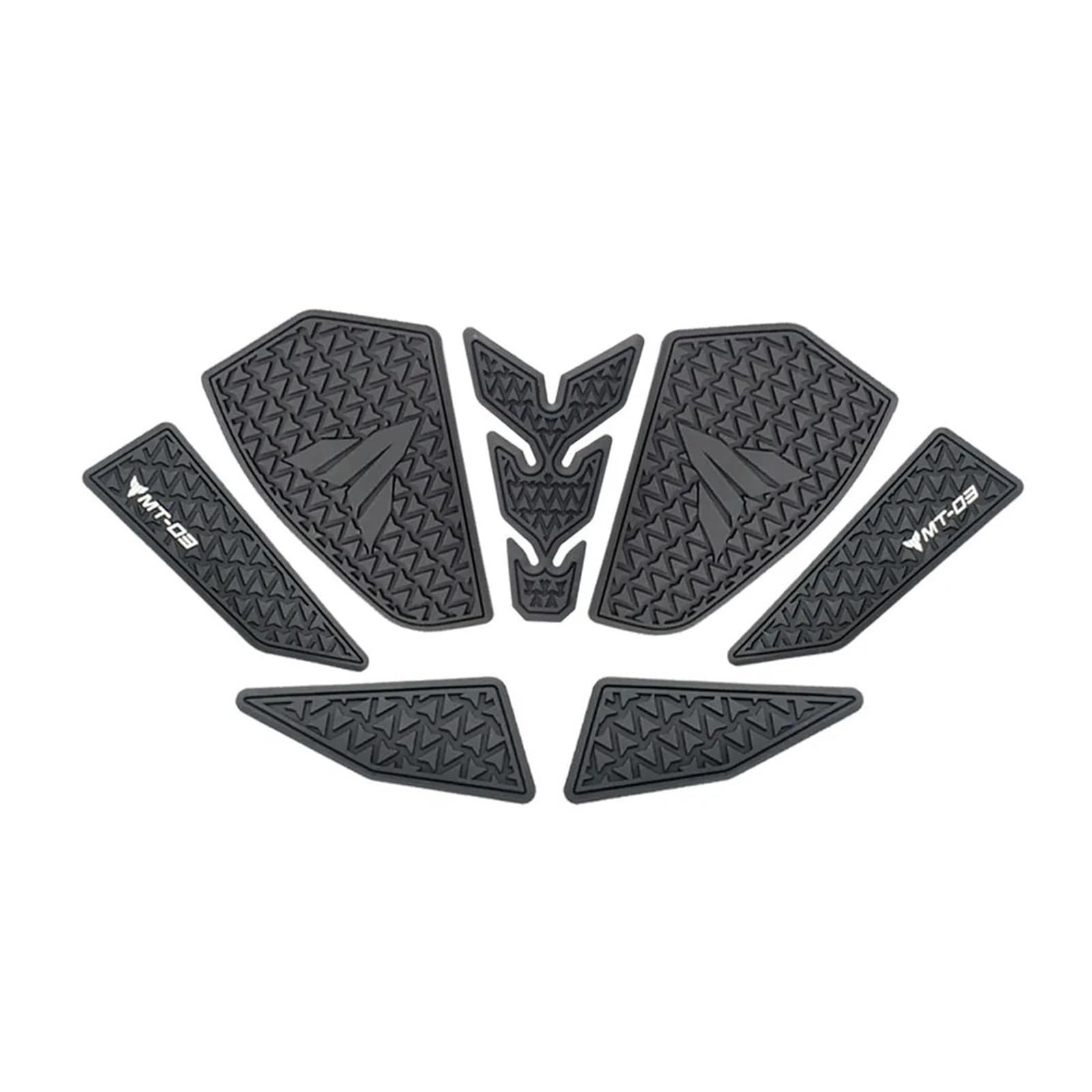 Motorrad Tankpad Für YA&MAHA MT-03 MT-25 MT03 MT25 2020-2022 Motorrad Kraftstoff Tank Pad Tank Schutz Aufkleber Knie Grip Traktion Pads von ALINNG