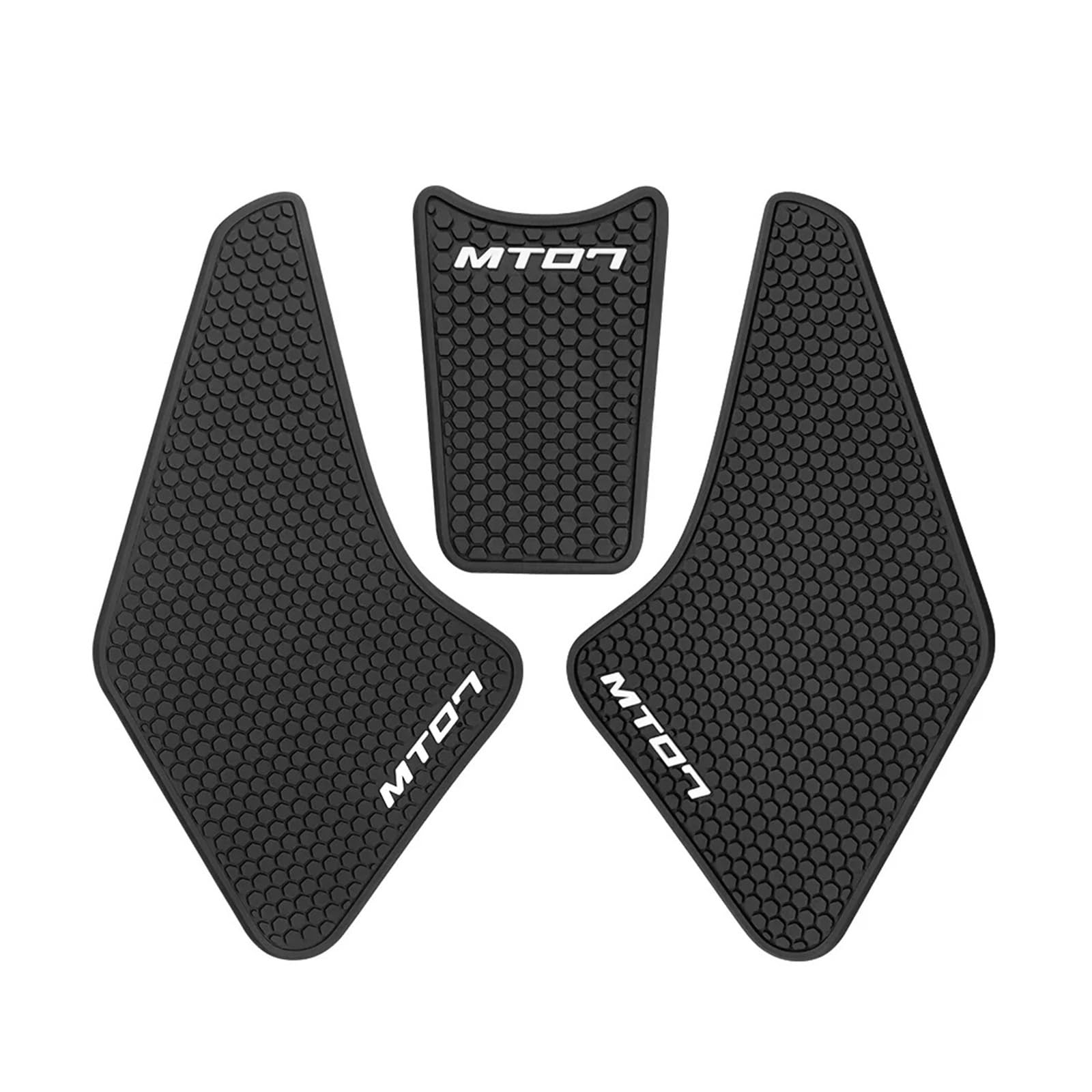 Motorrad Tankpad Motorrad Kraftstoff Tank Traktion Pads Anti-rutsch Aufkleber Kraftstoff Tank Knie Pads Schutz Pads Für MT07 Mt07 2021-2024 von ALINNG