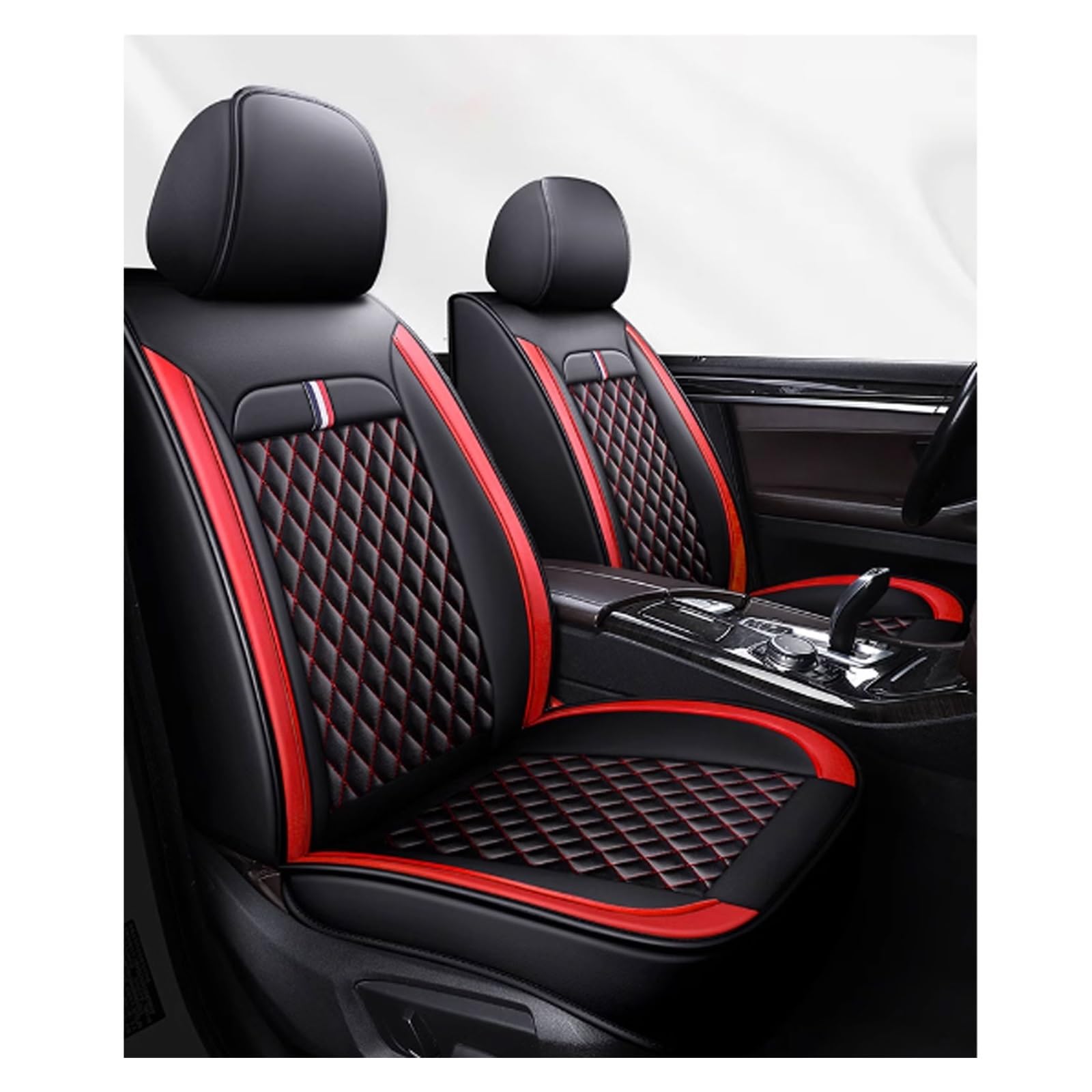 Alles inklusive Auto Sitzbezüge Sets, Autositzbezüge Leder Sitzbezüge Auto Für Mini Convertible (R57, Facelift 2011), Wasserdicht Atmungsaktive Rutschfester Langlebig Sitzschoner Zubehör, 5 Sitze(C) von ALKANI